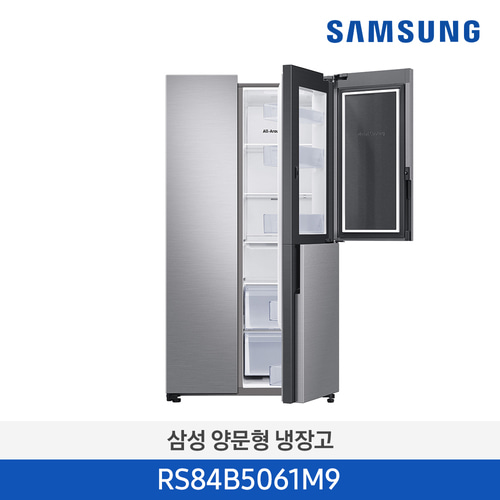 삼성 양문형 냉장고 푸드쇼케이스 846L RS84B5061M9 잰틀실버