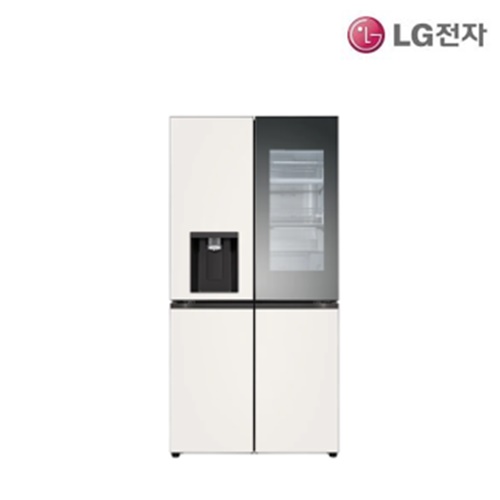 [LG전자] 디오스 오브제컬렉션 노크온매직스페이스 얼음정수기 820L 냉장고 W823GBB472