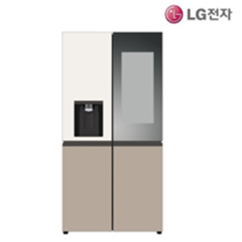 [LG전자] 디오스 오브제컬렉션 노크온매직스페이스 얼음정수기 820L 냉장고 W823GBC472S